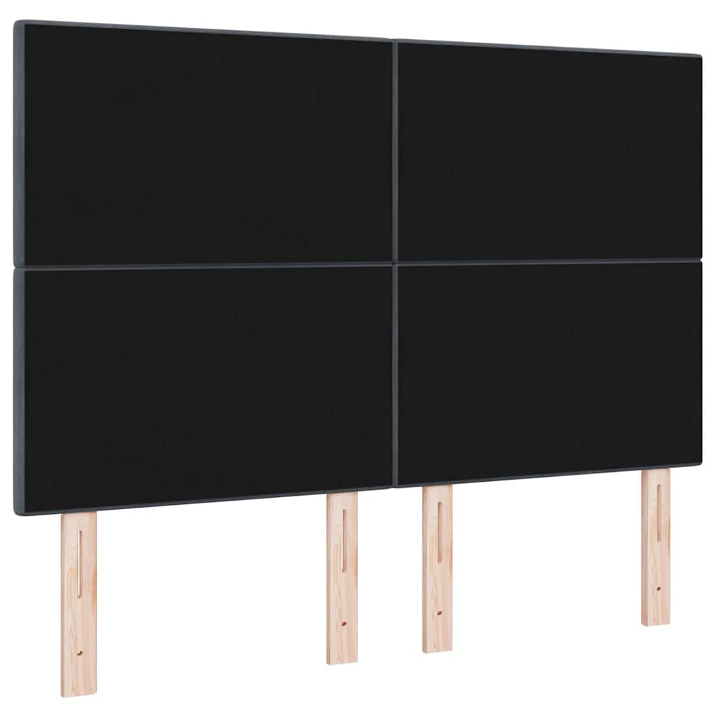 Uzglavlje Tamno siva 144 cm Baršun