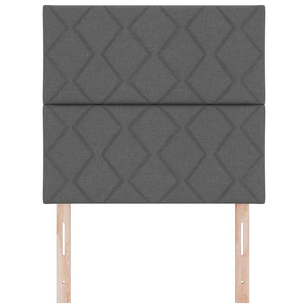 Uzglavlje Tamno siva 90 cm tkanina