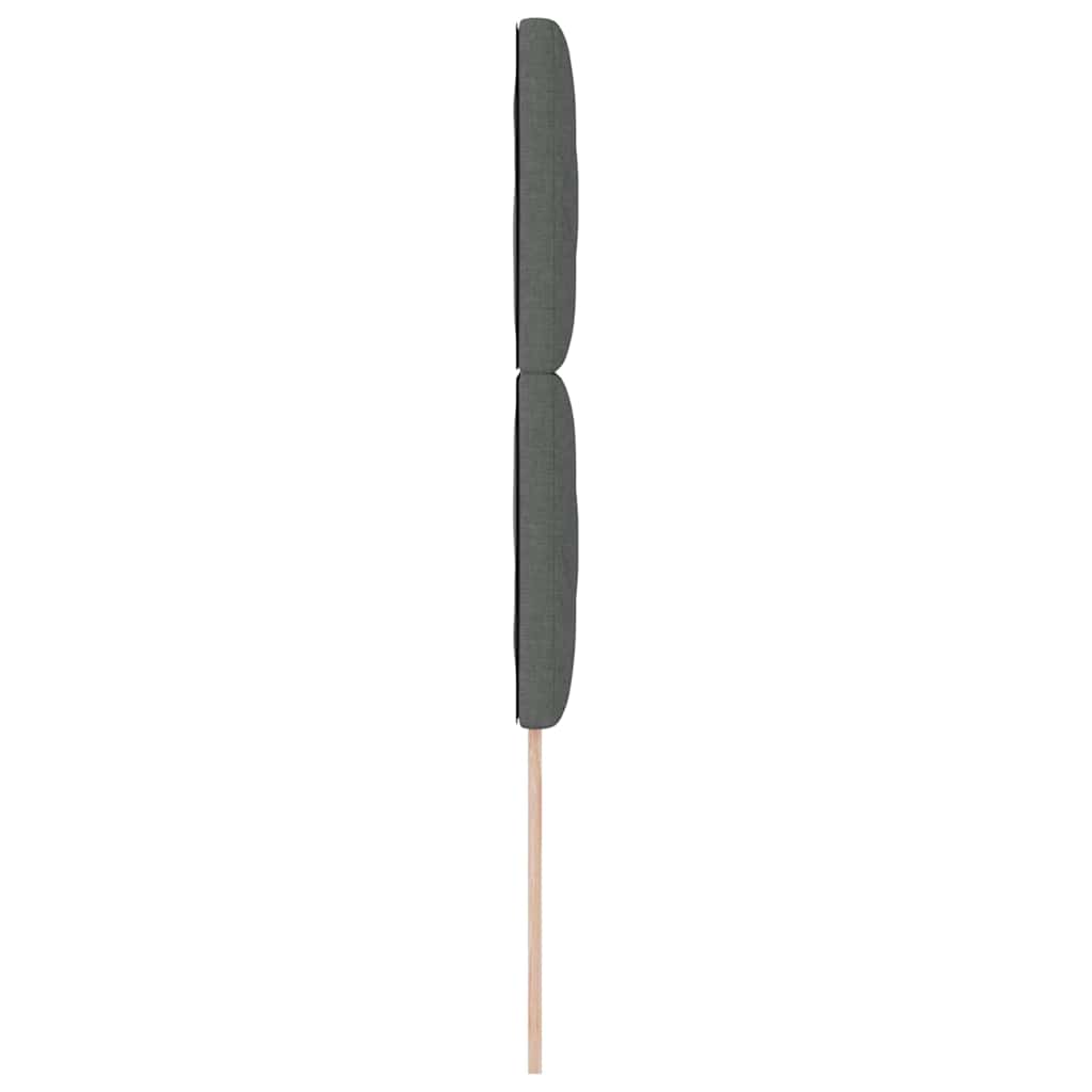 Uzglavlje Tamno siva 90 cm tkanina
