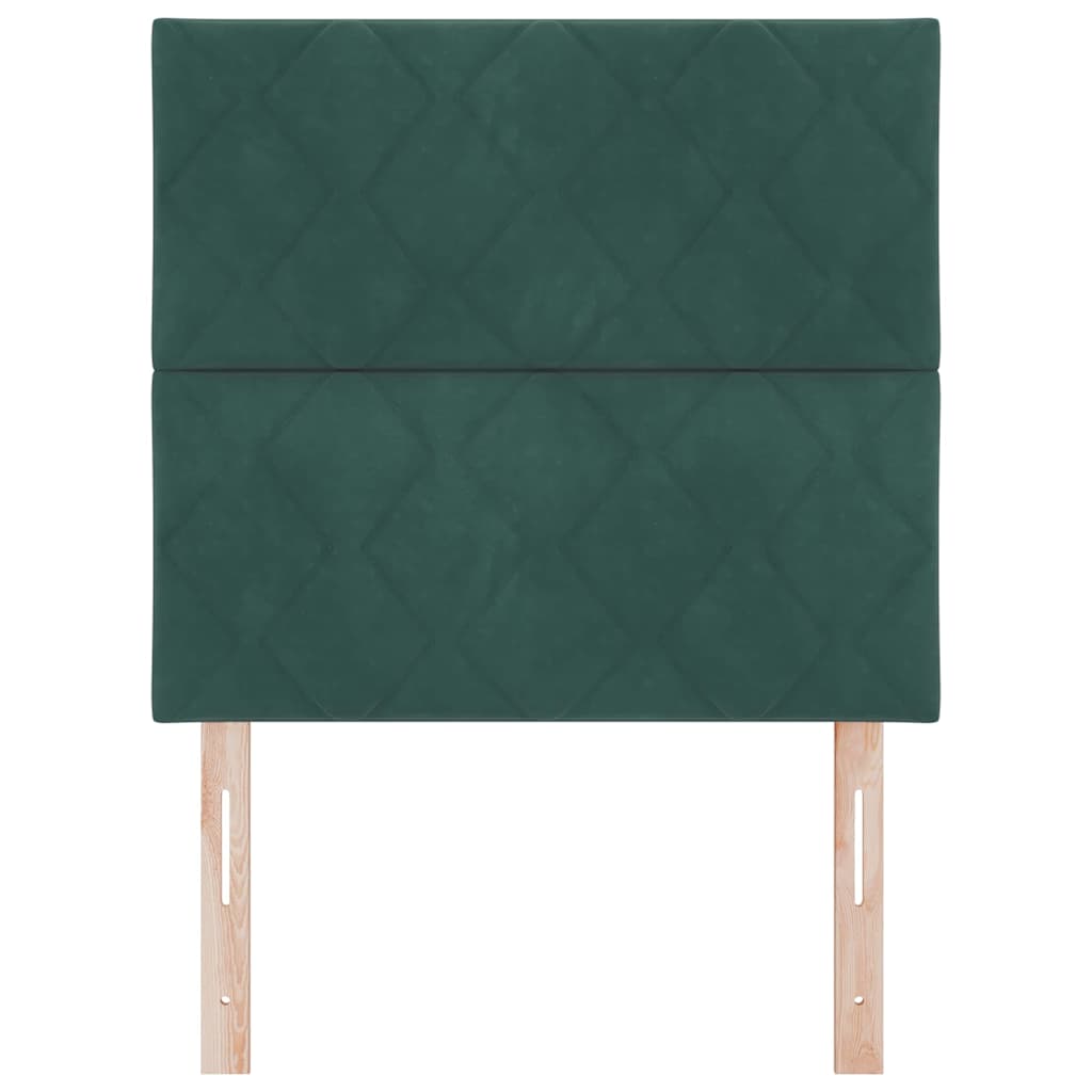Uzglavlje Tamnozelena 90 cm Baršun