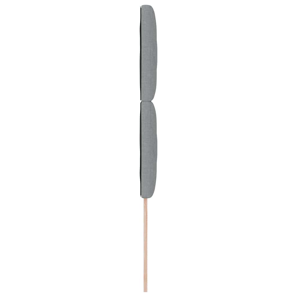 Uzglavlje Svijetlo siva 100 cm tkanina