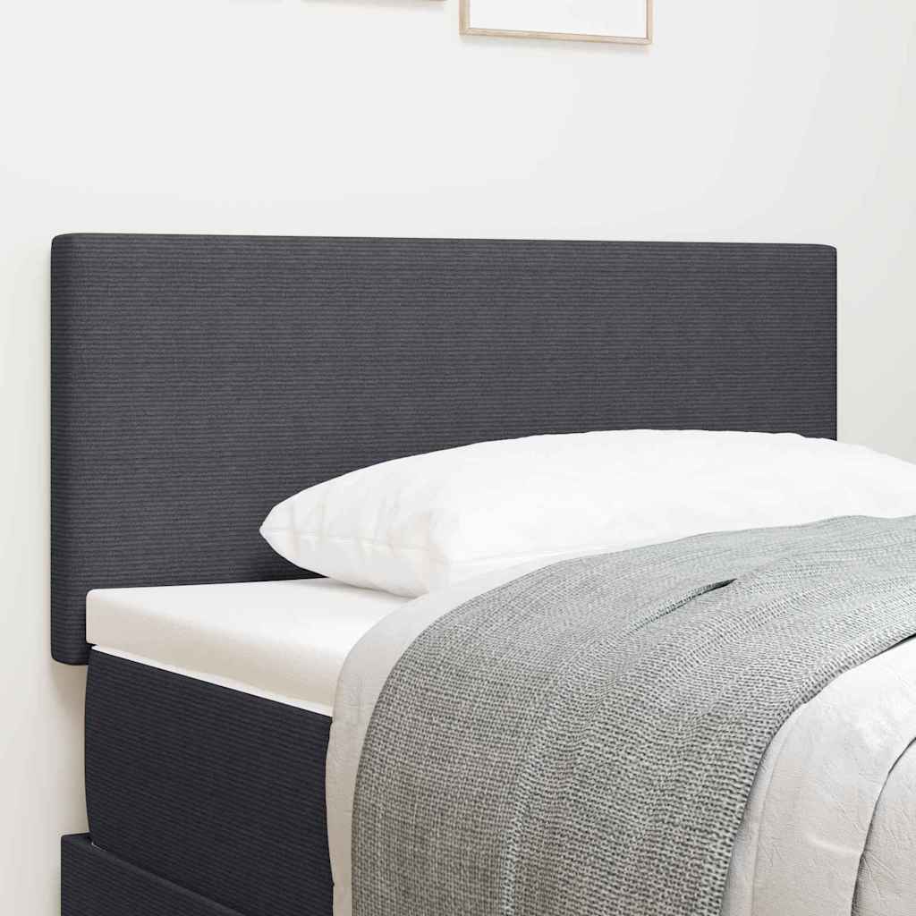 LED glava kreveta s uzglavljem Tamno siva 80 cm Kordura tekstil