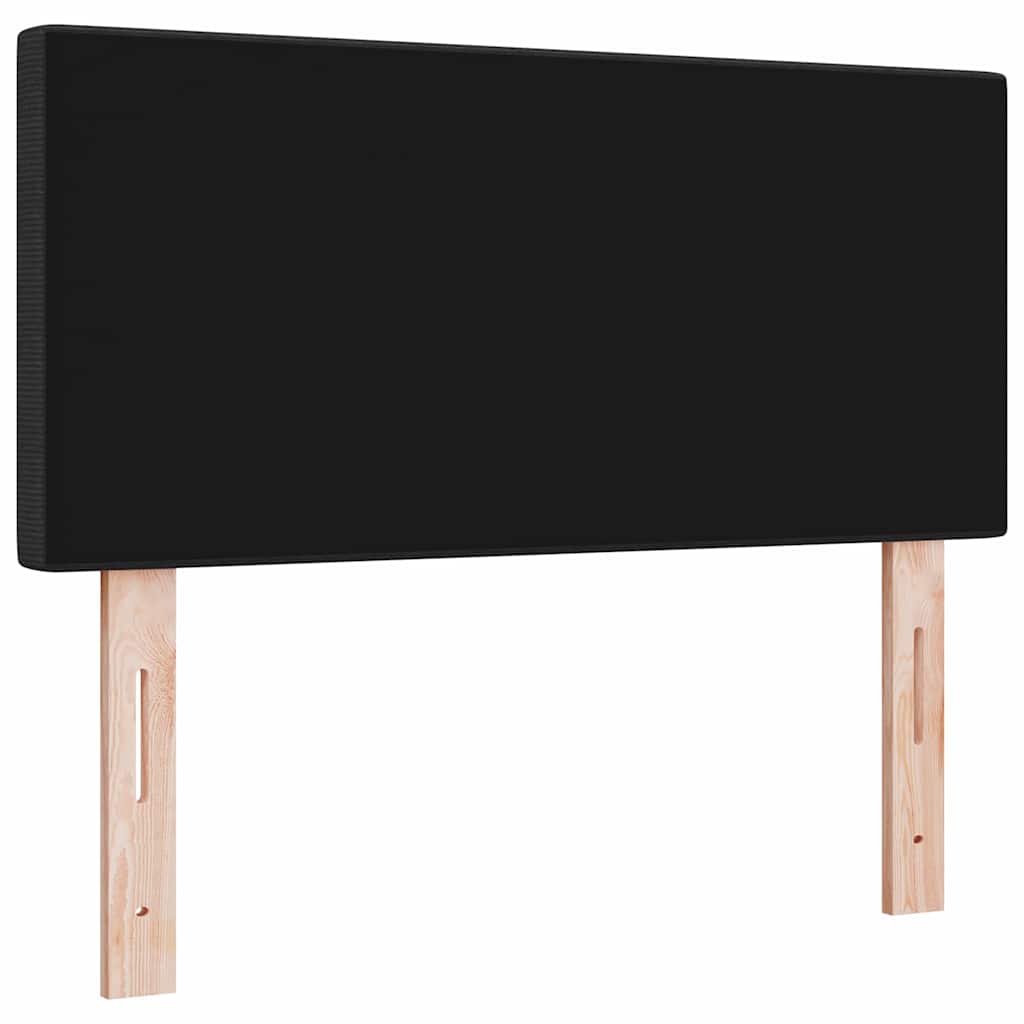 LED glava kreveta s uzglavljem Tamno siva 90 cm Kordura tekstil