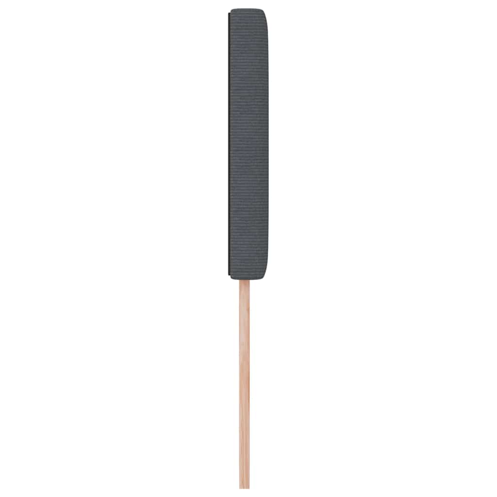 LED glava kreveta s uzglavljem Tamno siva 90 cm Kordura tekstil