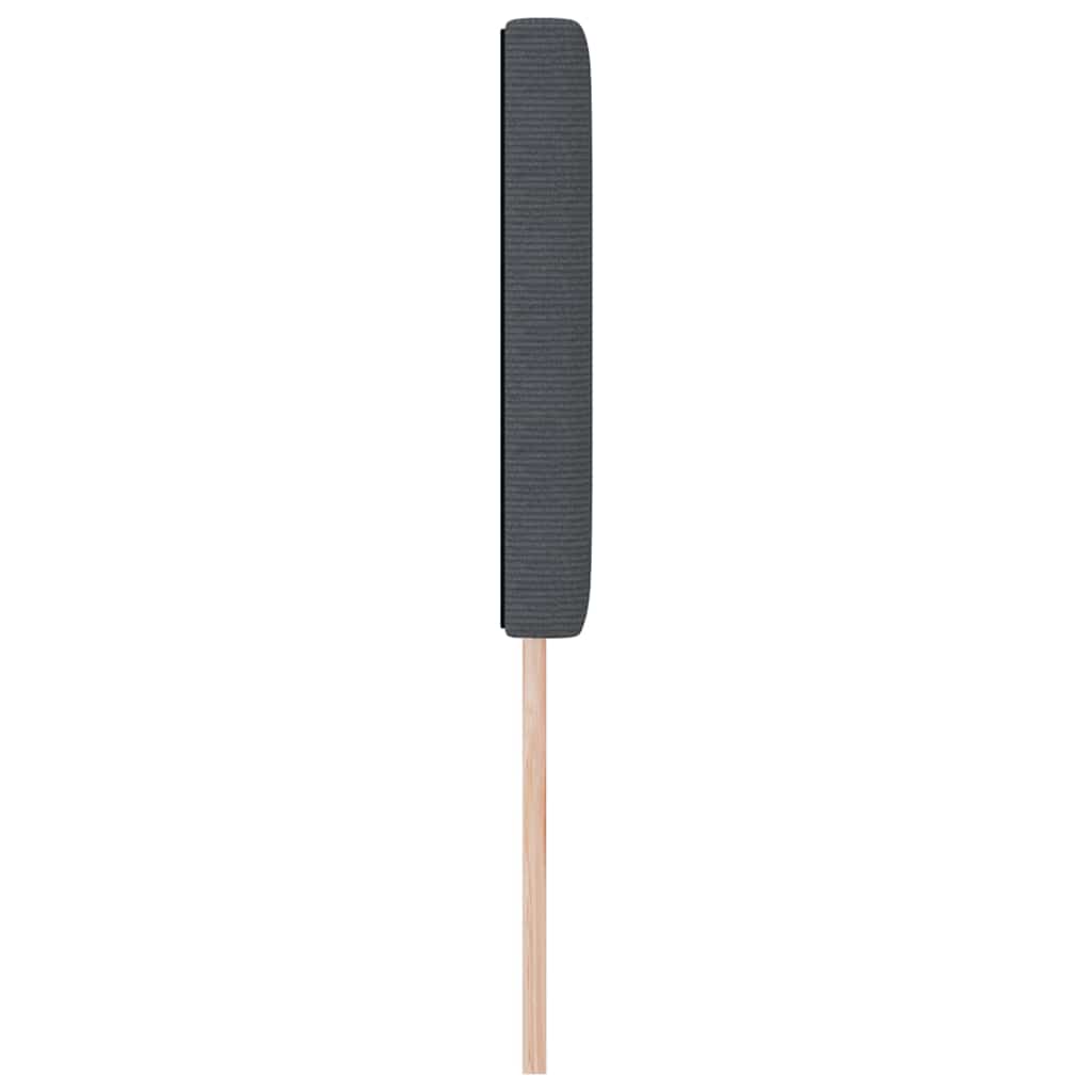 LED glava kreveta Tamno siva 160 cm Kordura tekstil