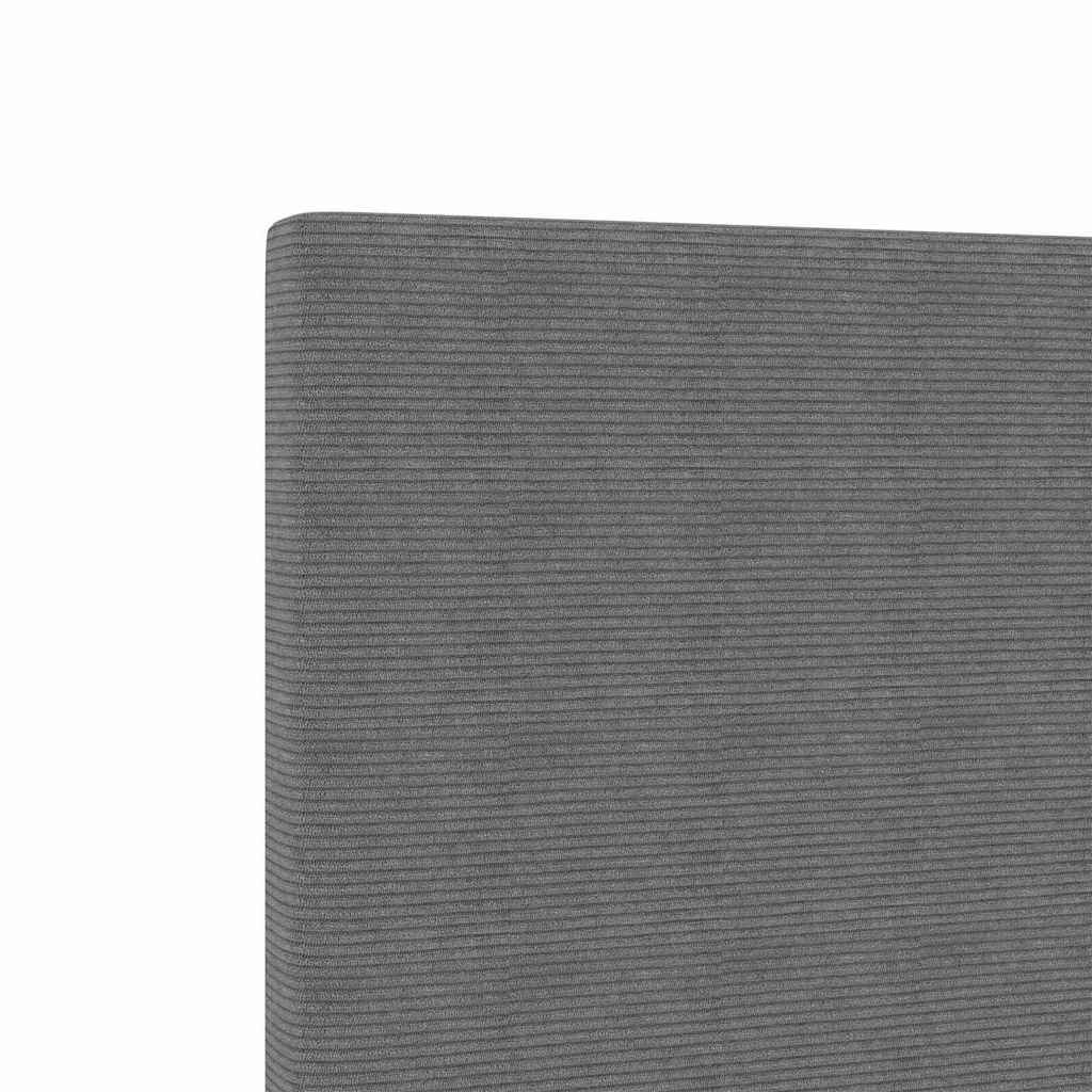 LED glava kreveta Svijetlo siva 180 cm Kordura tekstil