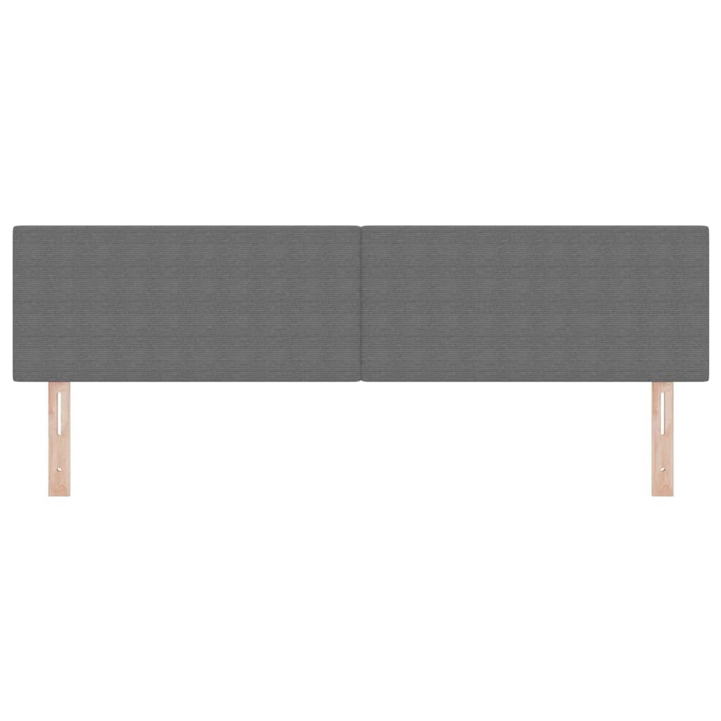 LED glava kreveta Svijetlo siva 180 cm Kordura tekstil