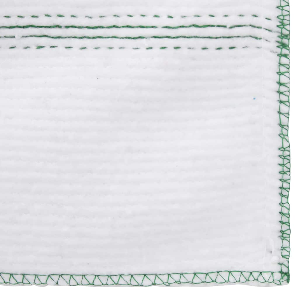 Krpe za čišćenje 50 kom bijele sa zelenim prugama 50 x 60 cm