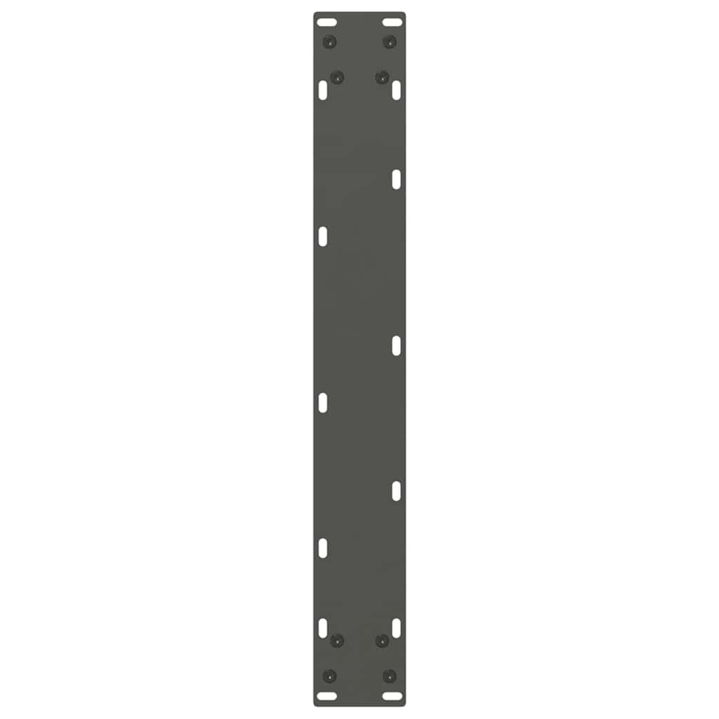 Noge za blagovaonski stol U-oblik 3 kom antracit 70 x (72-73) cm čelik