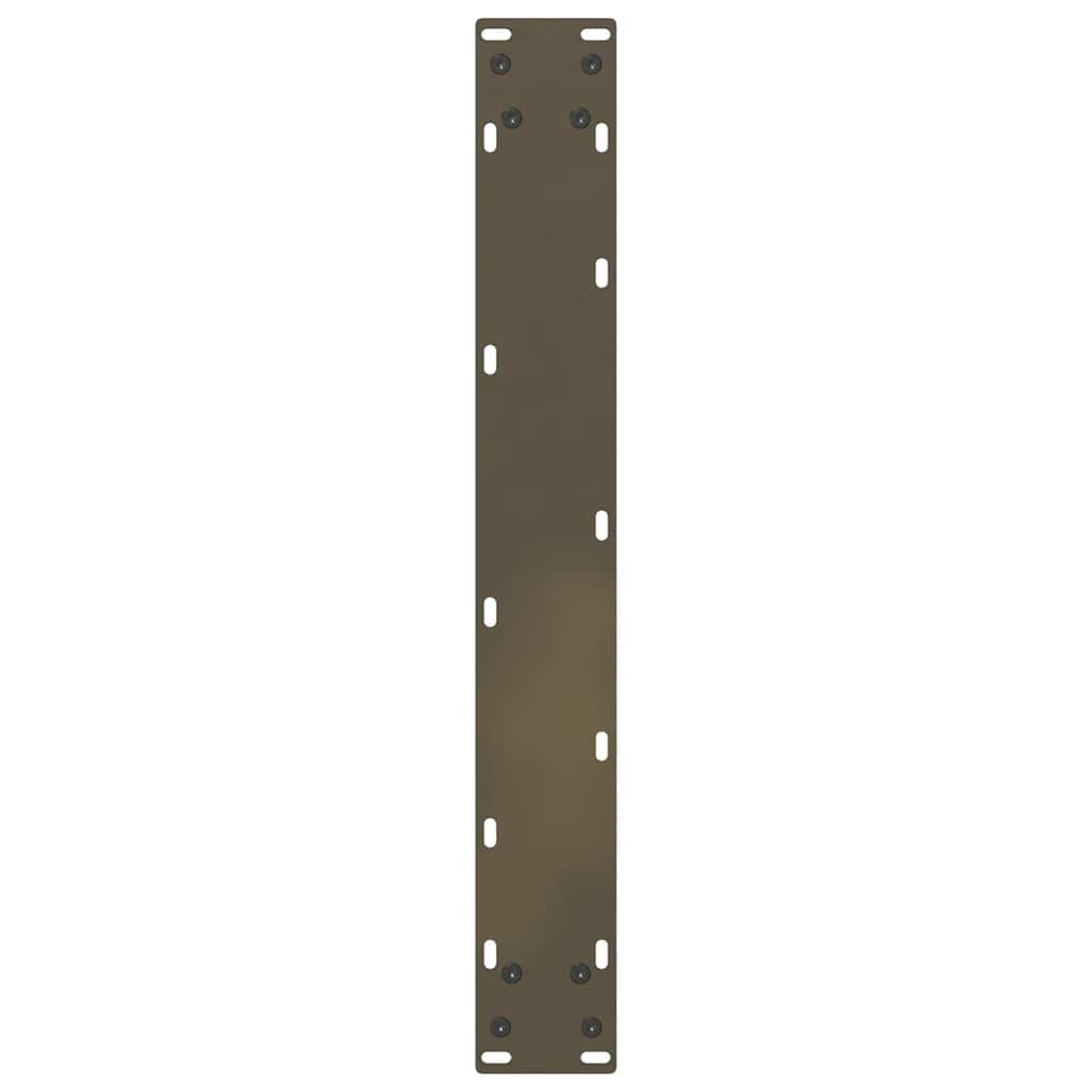 Noge za blagovaonski stol U-oblik 3 kom Prirodni čelik 70 x (72-73) cm Čelik