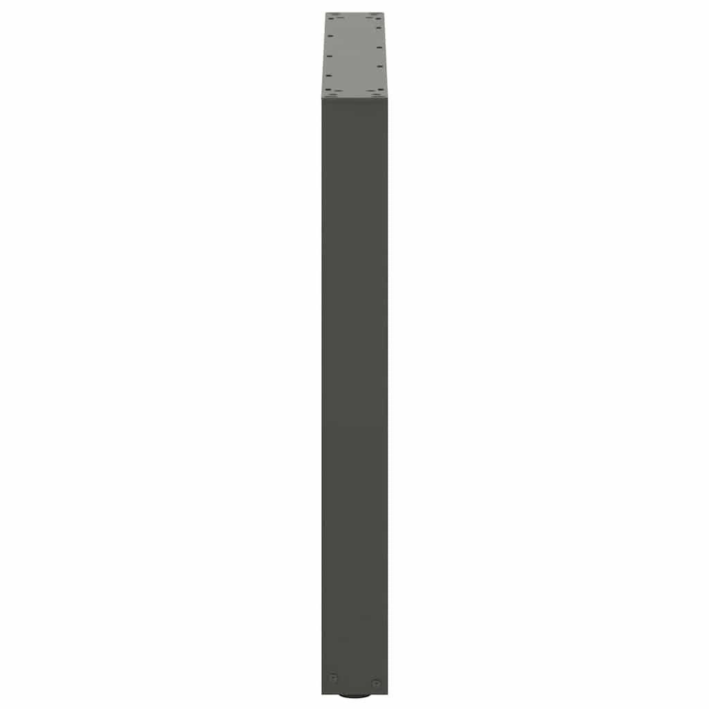 Noge za blagovaonski stol U-oblik 3 kom antracit 80 x (72-73) cm čelik