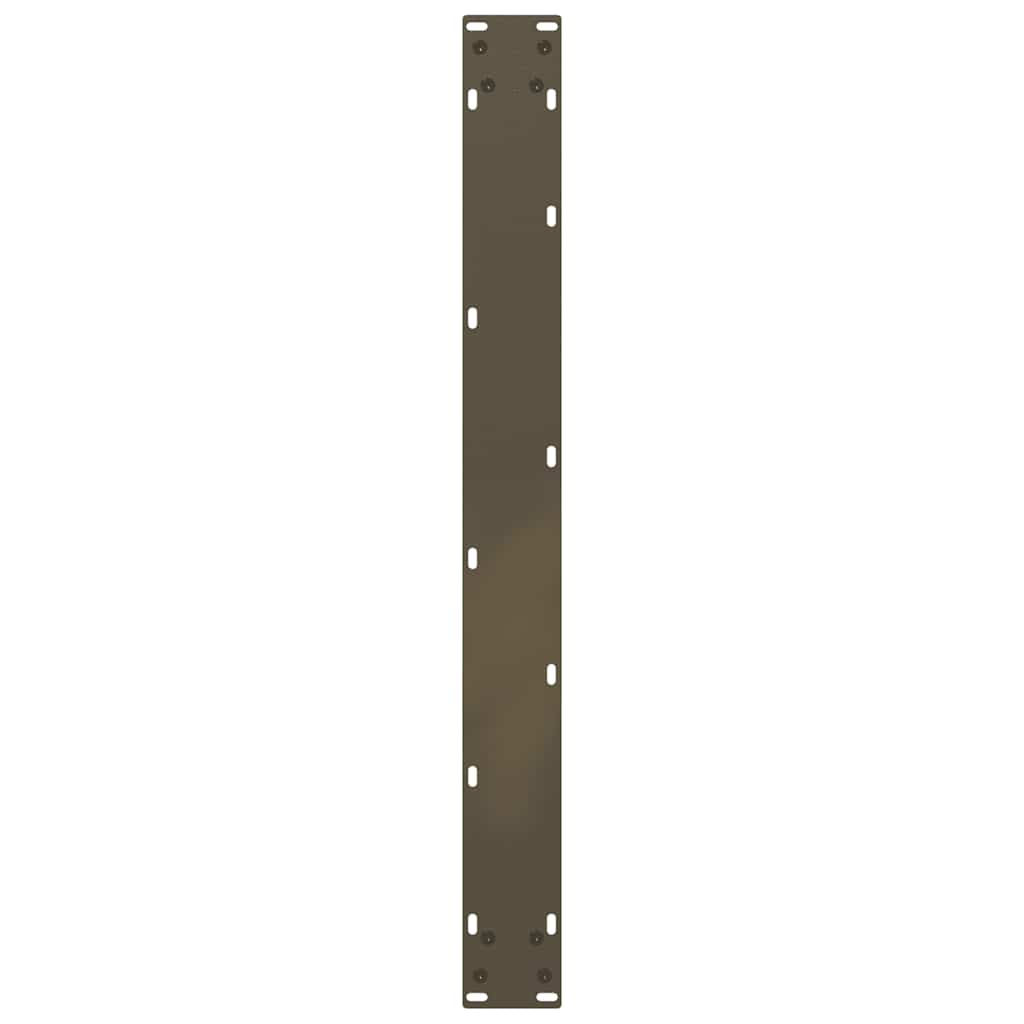 Noge za blagovaonski stol U-oblik 3 kom Prirodni čelik 80 x (72-73) cm Čelik
