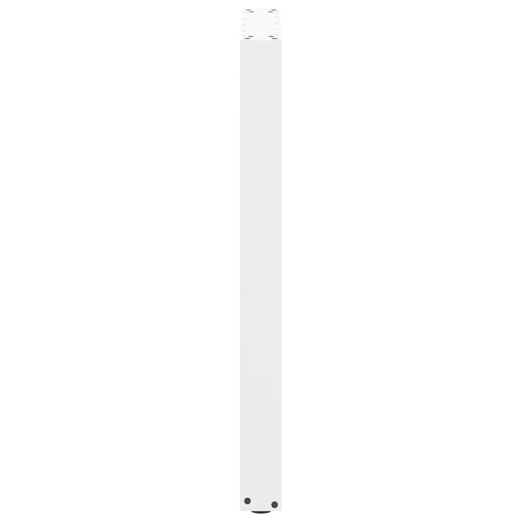 Noge za barski stol U-oblika 2 kom Bijele 40 x (90-91) cm Čelik