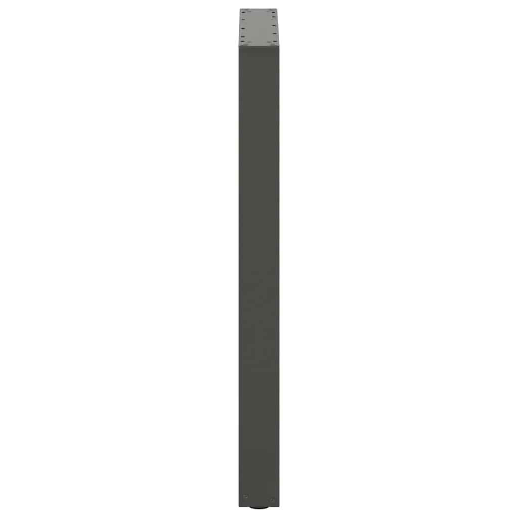 Noge za barski stol U-oblika 2 kom antracit 60 x (90-91) cm čelik