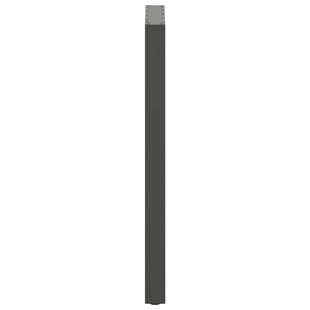 Noge za barski stol U-oblika 2 kom antracit 60 x (110-111) cm čelik