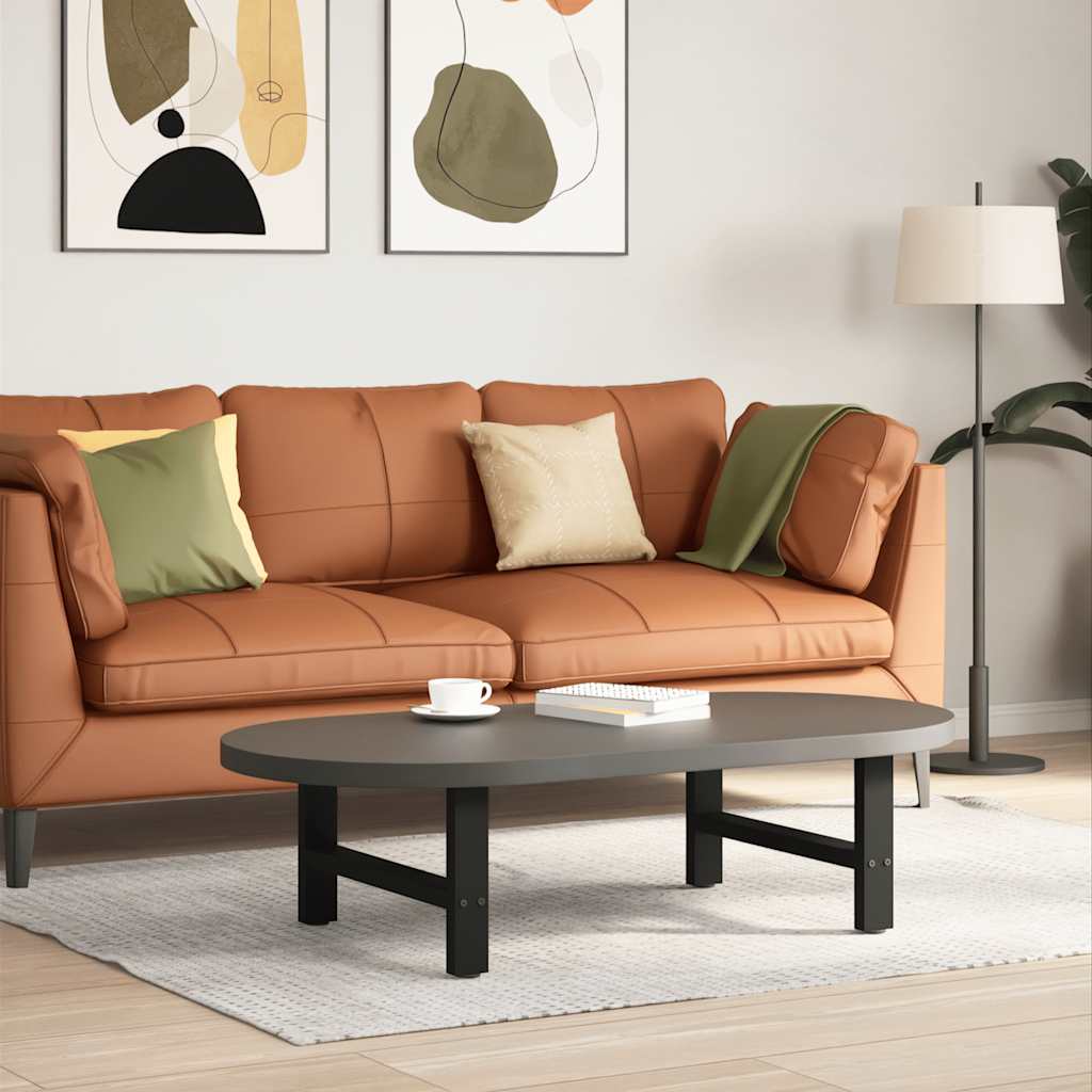 Noge za klub stolić crne 2 kom 70 x (30-31) cm čelik