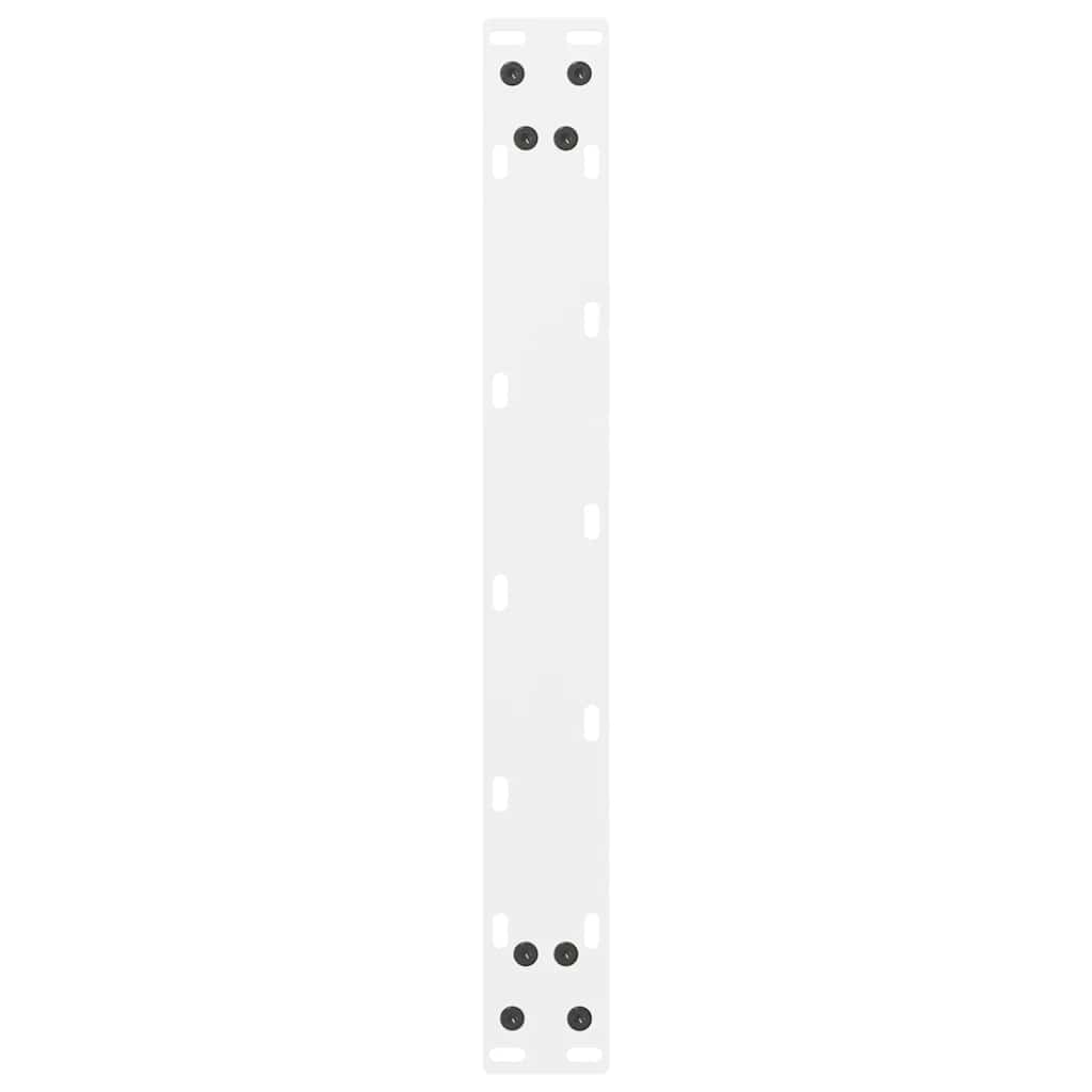 Noge za klub stolić bijele 2 kom 70 x (42-43) cm čelik