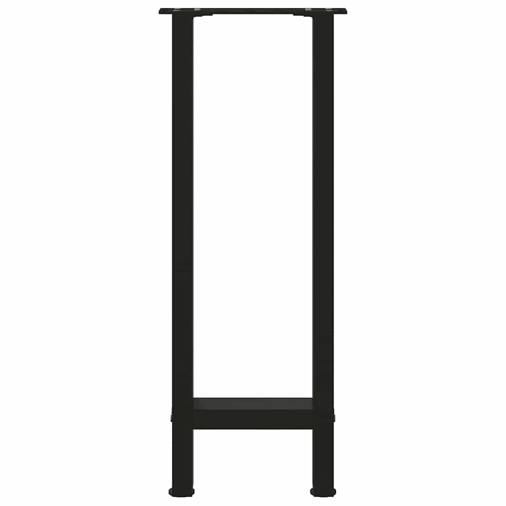 Noge za konzolni stol crne 2 kom 28 x (72-73) cm čelik