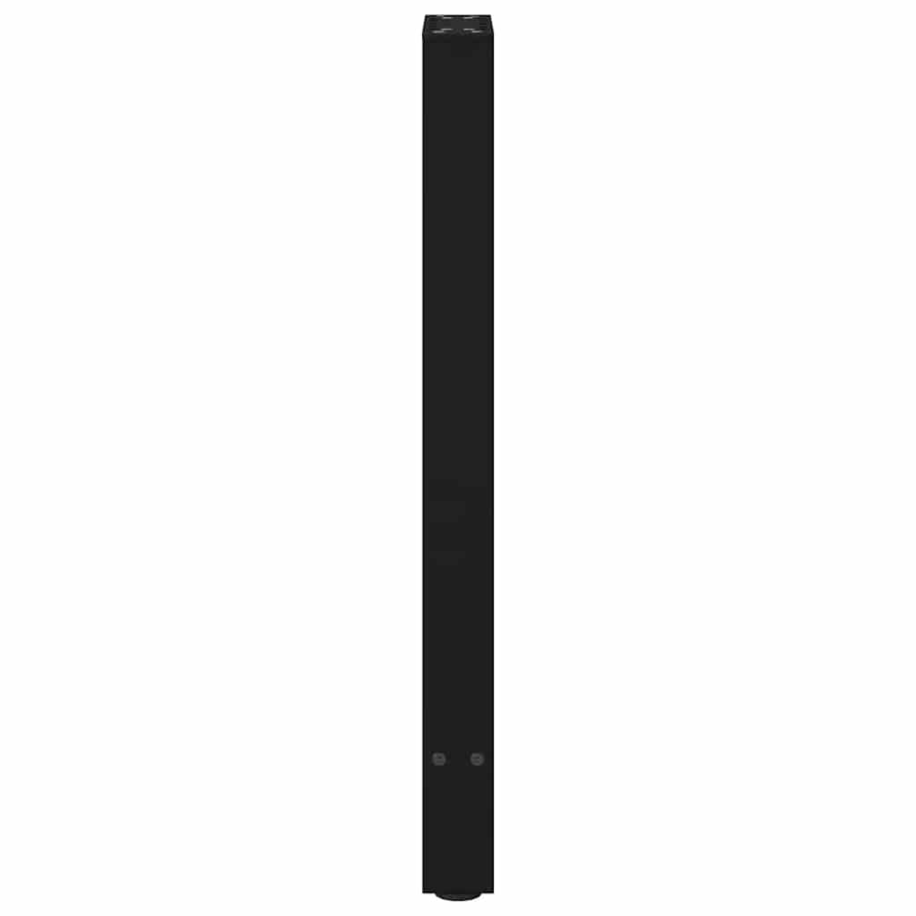 Noge za konzolni stol crne 2 kom 28 x (72-73) cm čelik