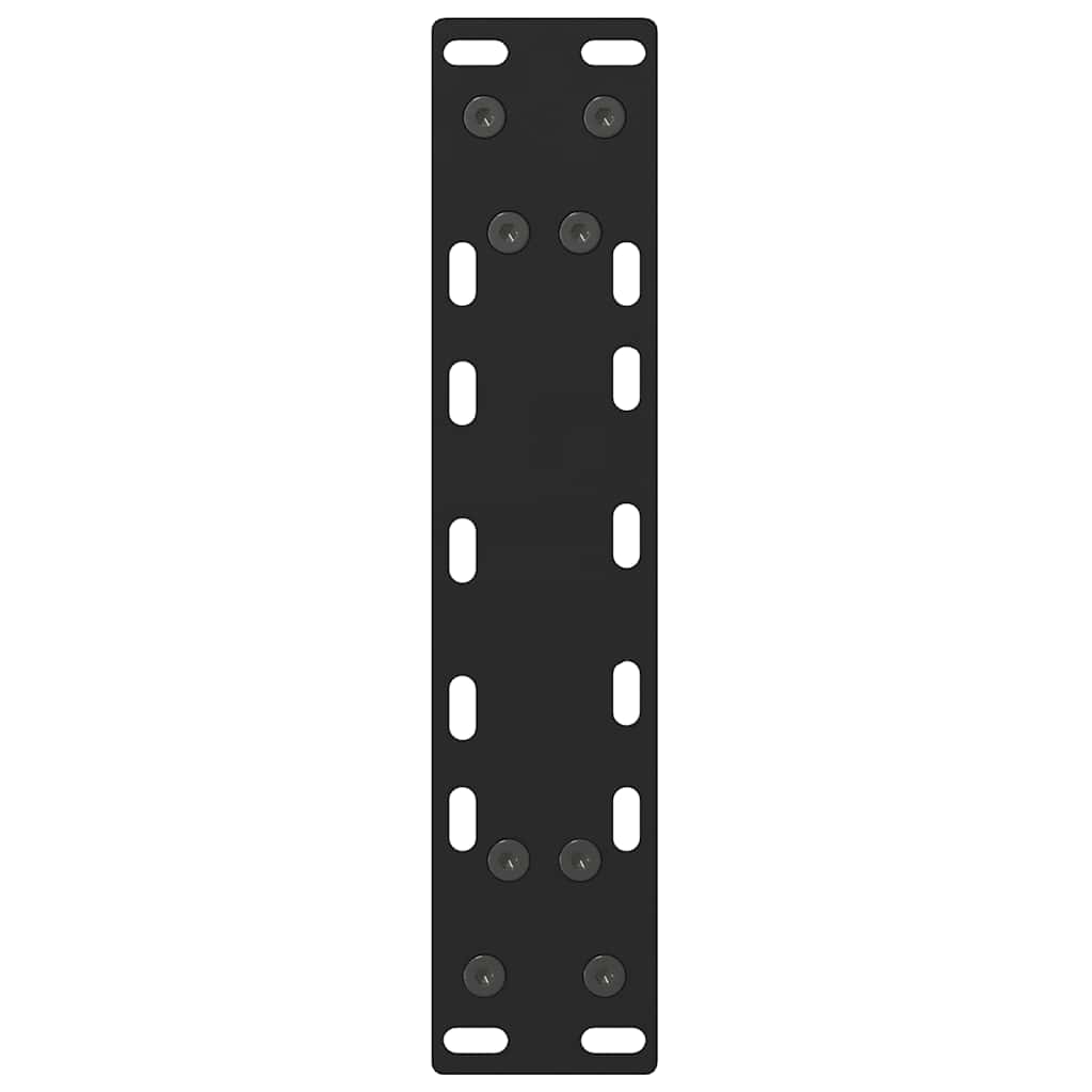 Noge za konzolni stol crne 2 kom 28 x (72-73) cm čelik