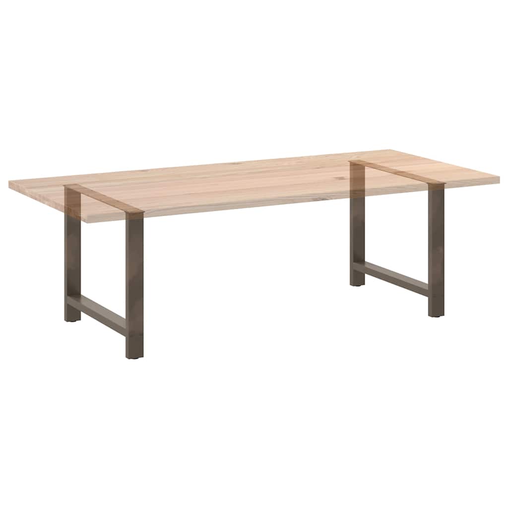 Noge za blagovaonski stol Prirodni čelik 2 kom 90 x (72-73) cm Čelik