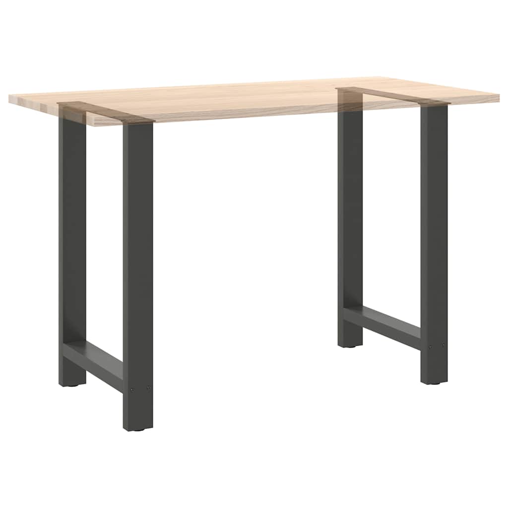 Noge za barski stol antracit boje 2 kom 60 x (90-91) cm čelik