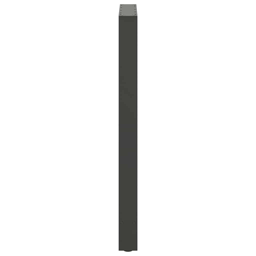 Noge za barski stol antracit boje 2 kom 60 x (100-101) cm čelik