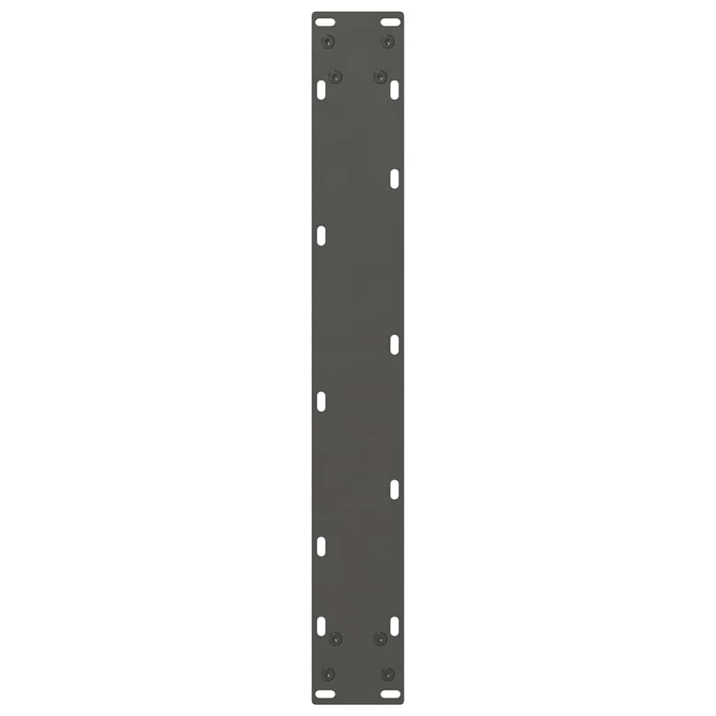 Noge za barski stol antracit boje 2 kom 60 x (100-101) cm čelik