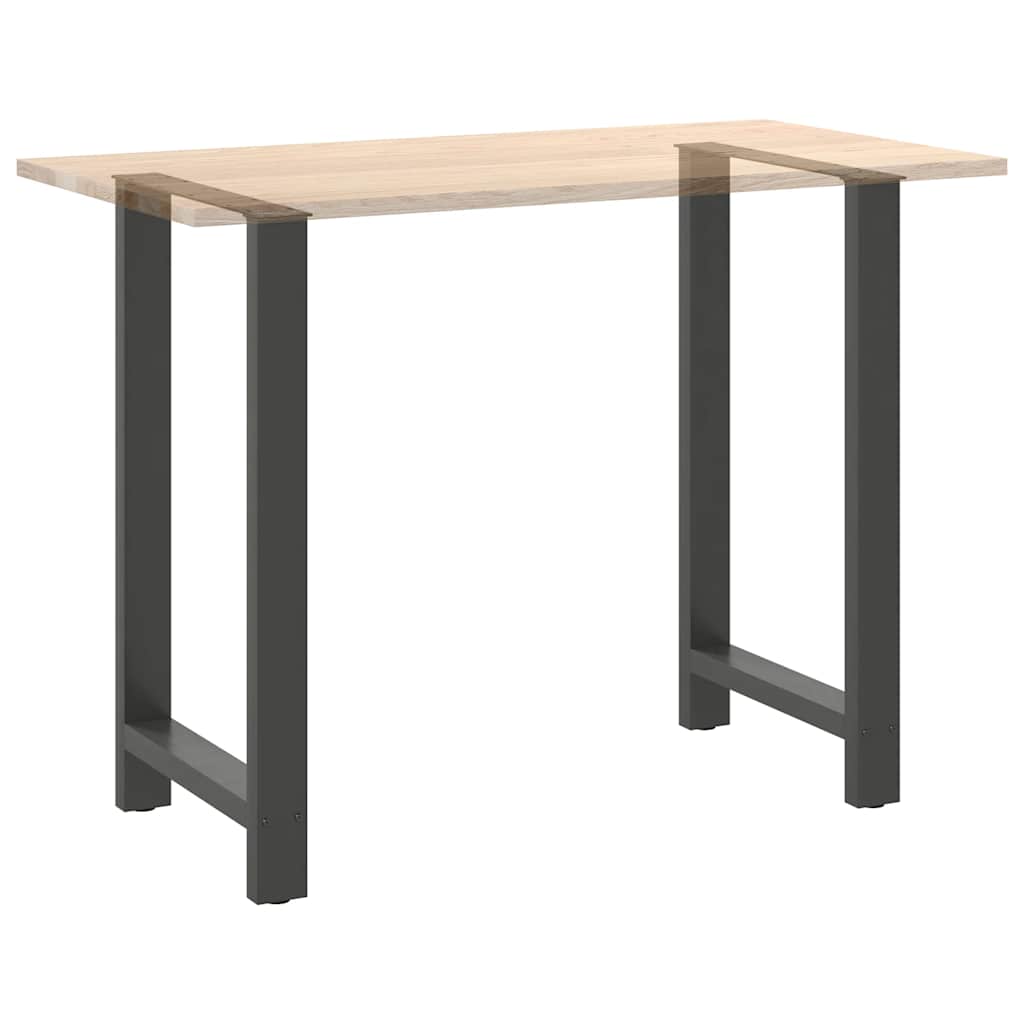 Noge za barski stol antracit boje 2 kom 60 x (100-101) cm čelik