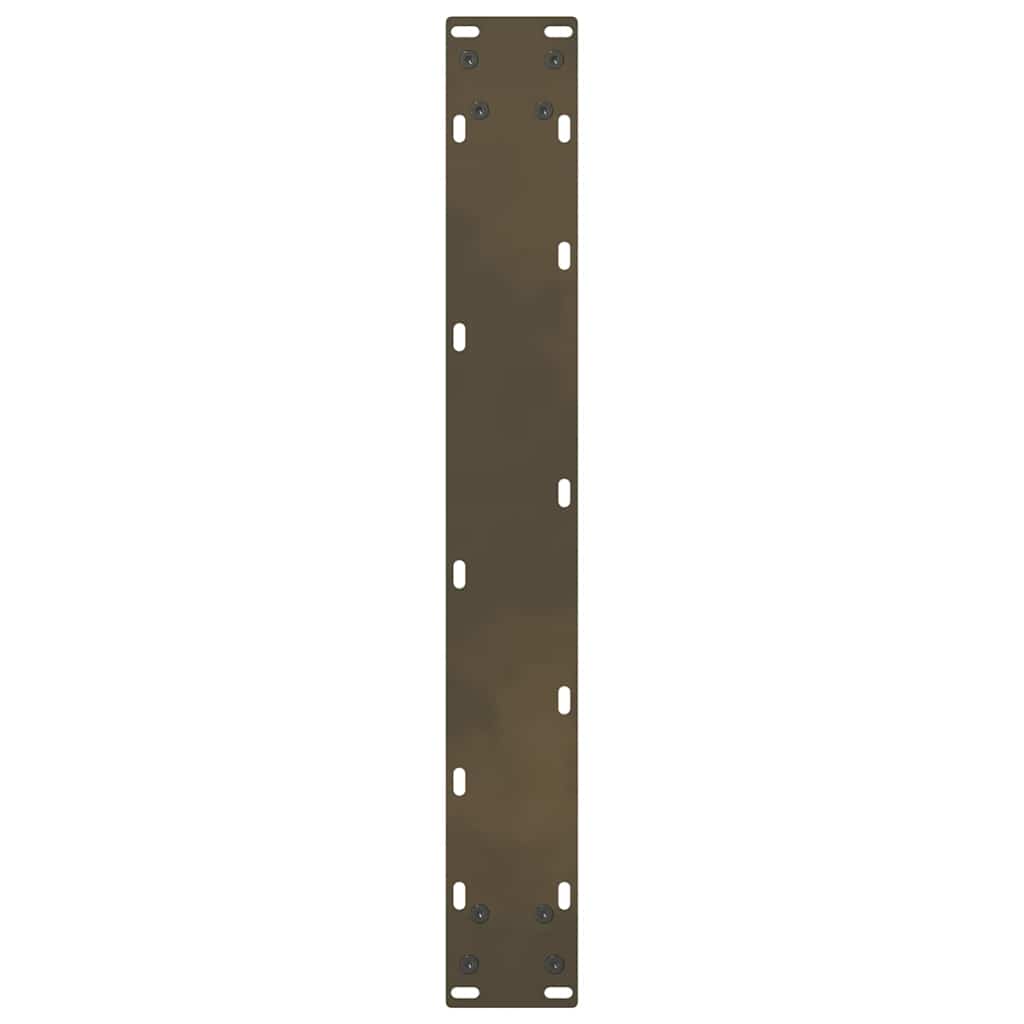 Noge za barski stol Prirodni čelik 2 kom 60 x (110-111) cm Čelik