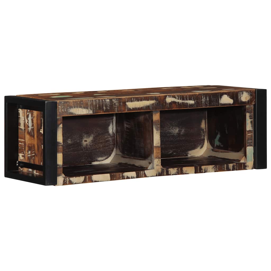 TV ormarić Višebojni 80x30x25 cm puno drvo, obrađeno
