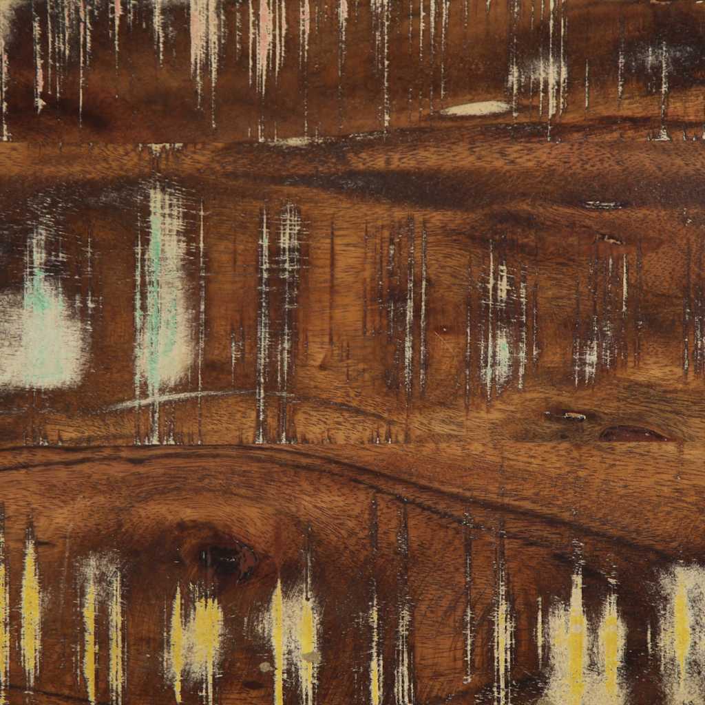 Noćni ormarići 2 kom. Višebojni 40x35x40 cm Obrađeno puno drvo