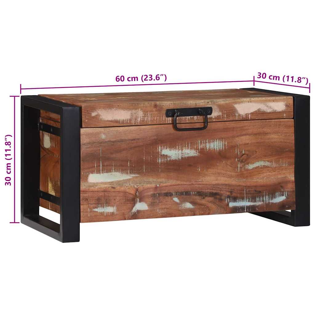 Kutije za pohranu 60 x 30 x 30 cm Čvrsto drvo iz reciklaže
