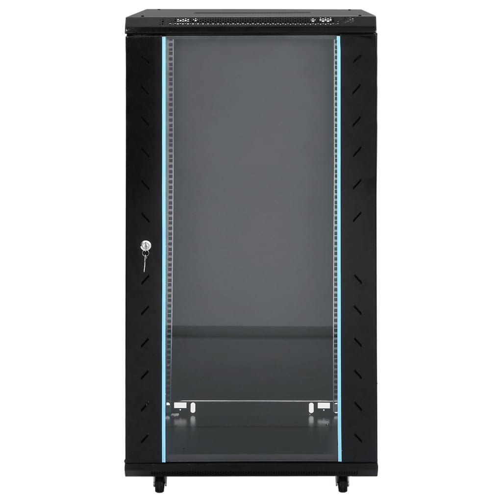 Komunikacijski ormarić 22U 19" IP20 crni 60 x 60 x 120 cm