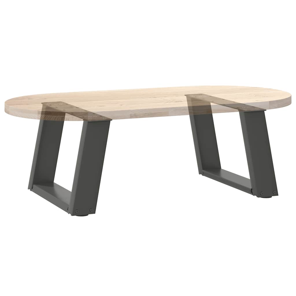 Noge za klub stolić U-oblik 2 kom antracit 50 x (30-31) cm čelik