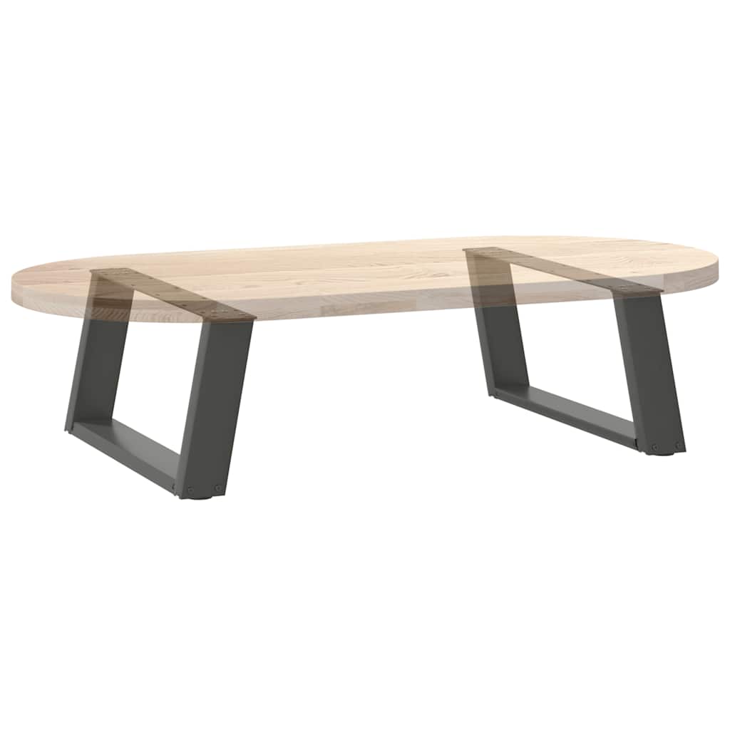 Noge za klub stolić U-oblik 2 kom antracit 60 x (30-31) cm čelik
