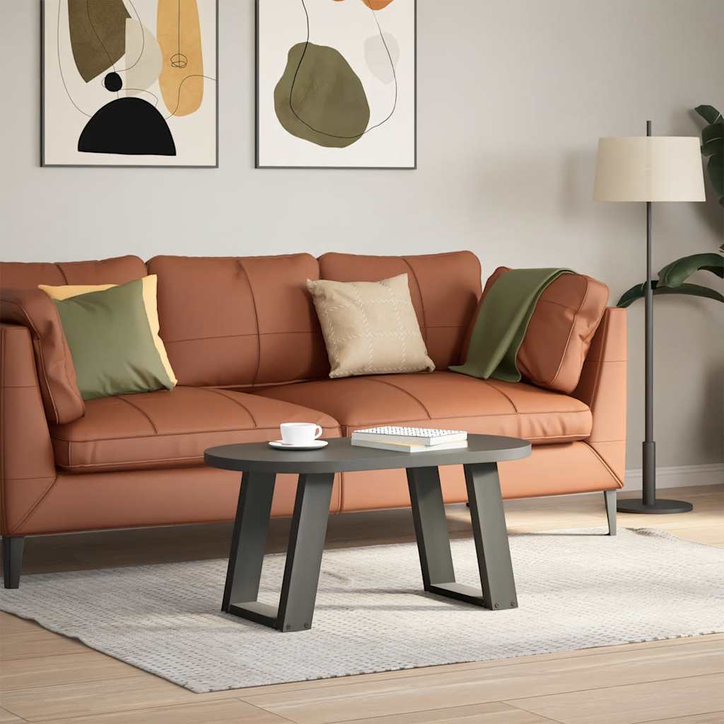 Noge za klub stolić U-oblik 2 kom antracit 28 x (42-43) cm čelik