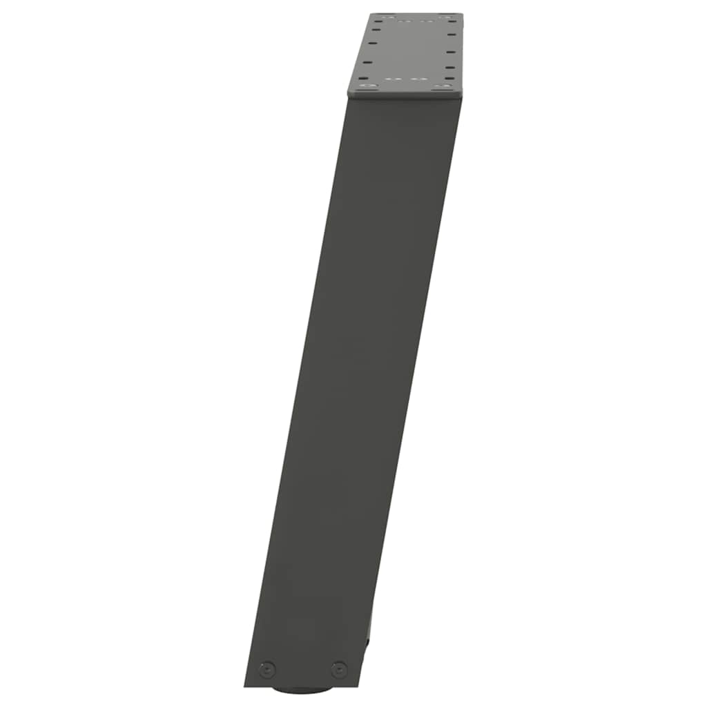 Noge za klub stolić U-oblik 2 kom antracit 50 x (42-43) cm čelik