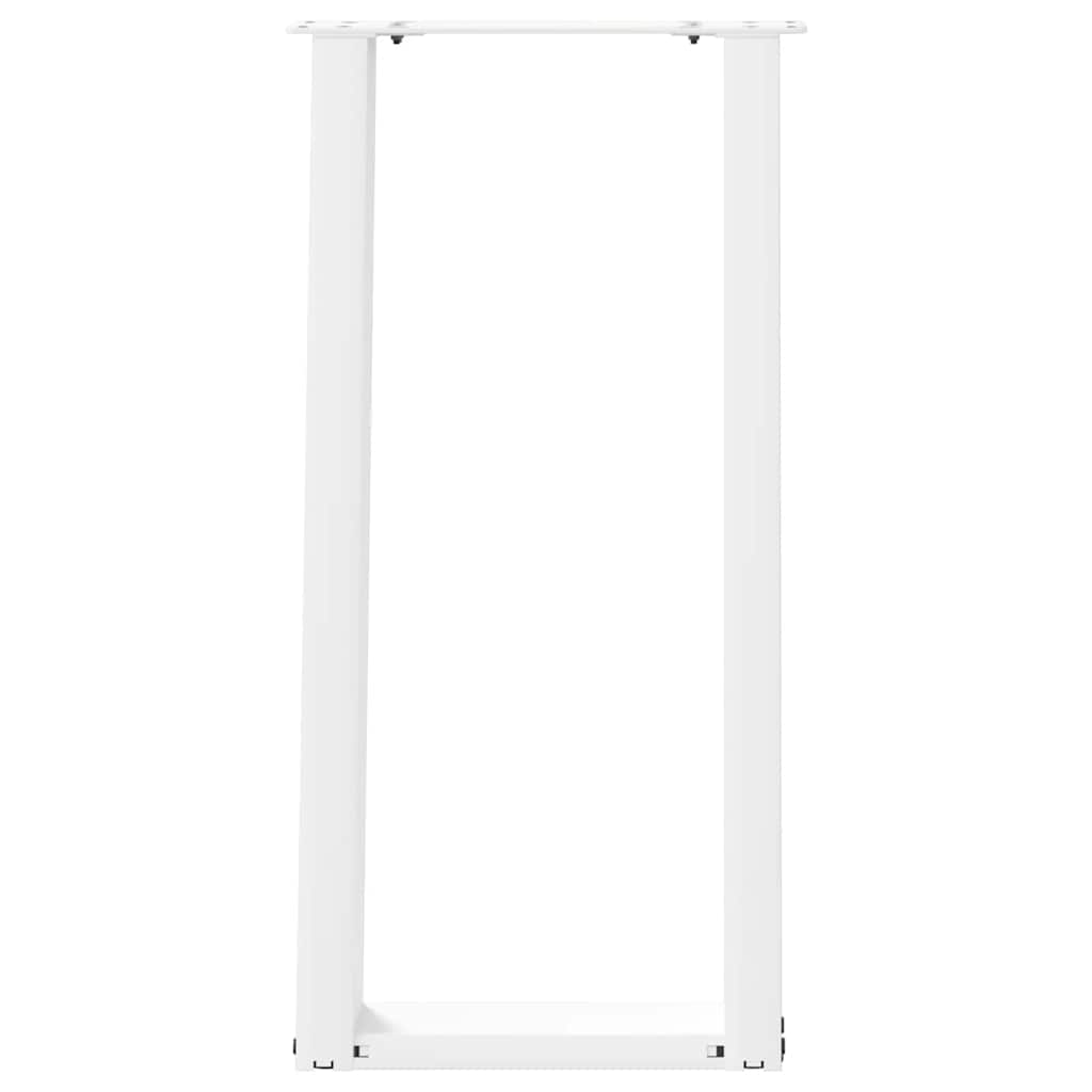 Noge za konzolni stol U-oblik 2 kom Bijele 28 x (72-73) cm Čelik