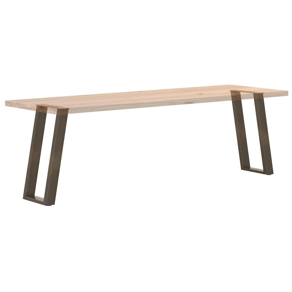 Noge za konzolni stol u obliku slova U, 2 kom, prirodni čelik, 38 x (72-73) cm, čelik