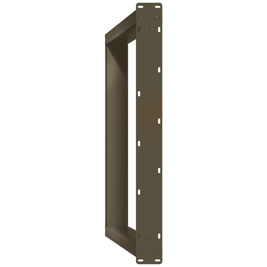 Noge za blagovaonski stol U-oblik 2 kom Prirodni čelik 80 x (72-73) cm Čelik