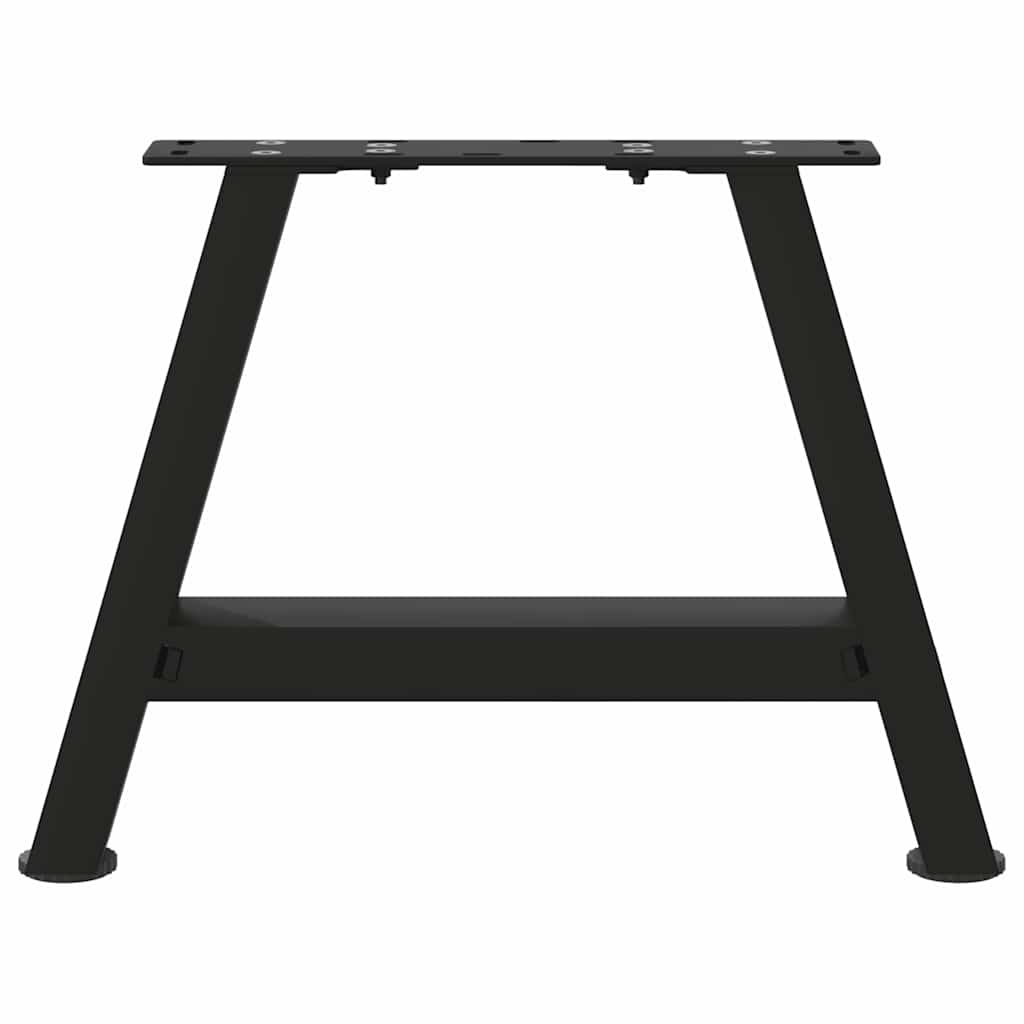 Noge za klub stolić A-oblika 2 kom Crne 30 x (30-31) cm Čelik