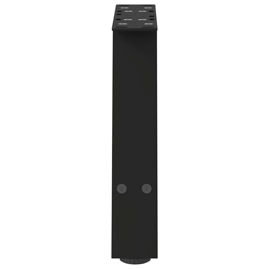 Noge za klub stolić A-oblika 2 kom Crne 30 x (30-31) cm Čelik