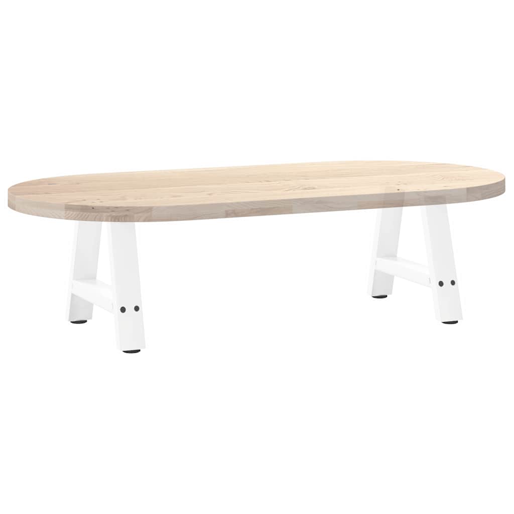 Noge za klub stolić A-oblika 2 kom Bijele 30 x (30-31) cm Čelik