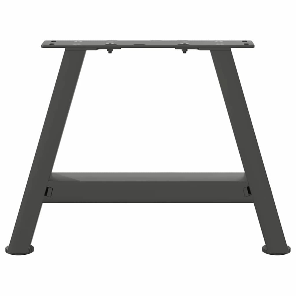 Noge za klub stolić A-oblika 2 kom antracit 30 x (30-31) cm čelik