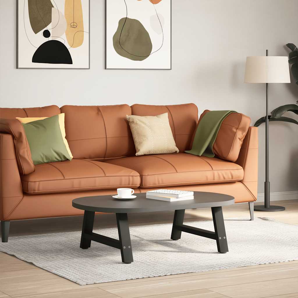 Noge za klub stolić A-oblika 2 kom Crne 60 x (30-31) cm Čelik