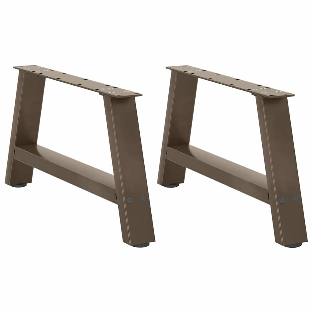 Noge za klub stolić A-oblika 2 kom 60 x (30-31) cm čelik