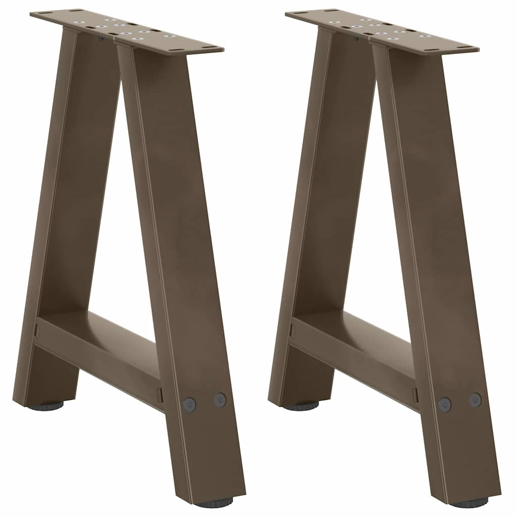 Noge za klub stolić A-oblika 2 kom 38 x (42-43) cm čelik
