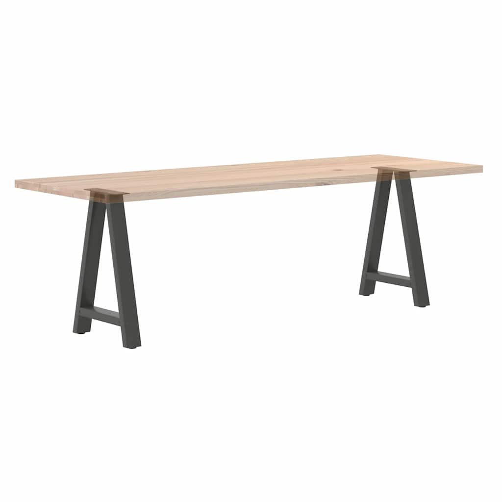 Noge za blagovaonski stol A-oblika 2 kom antracit 50 x (72-73) cm čelik