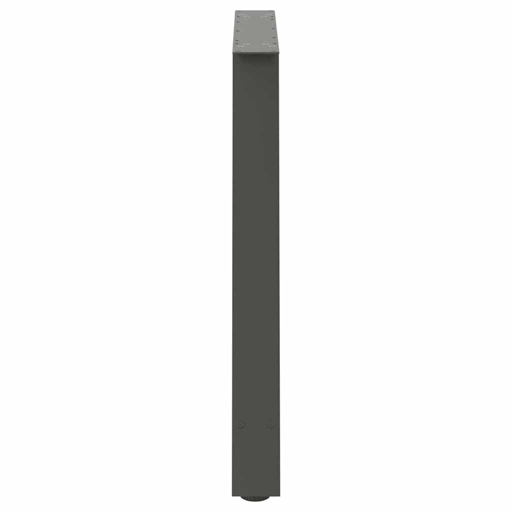 Noge za blagovaonski stol A-oblika 2 kom antracit 100 x (72-73) cm čelik